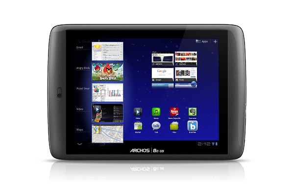 Archos G9 model tabletler 2012 ilk çeyrekte Android Ice Cream Sandwich güncellemesi alacak