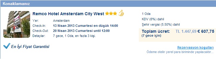  booking.com rezervasyon yapıyorum fakat?