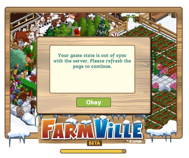  Farmville 'SYNC' Ve Ur Farm Has Loaded Hatalarının çözümü