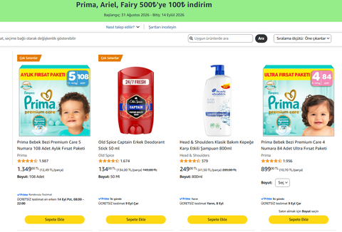 Amazon Türkiye 🛒 Yalnızca Promosyon ve Kampanya Paylaşımları