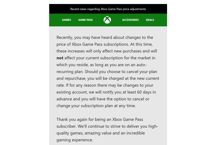 Microsoft, bazı ülkelerde Xbox Game Pass zamlarını erteledi
