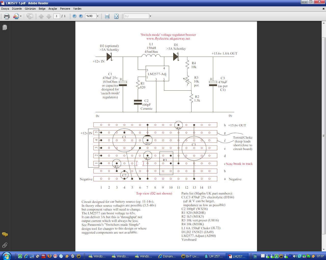  19v 6.3a devre