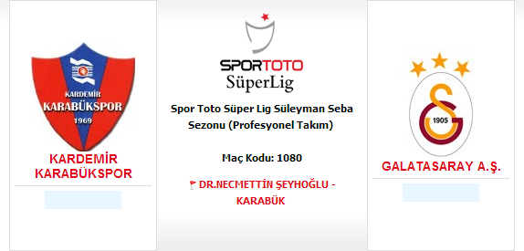  SSS 9. Hafta | Kardemir Karabükspor - Galatasaray | 8/11/2014 - 18.00