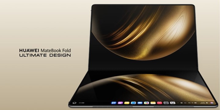 Huawei'in ilk katlanabilir dizüstü bilgisayarı MateBook Fold Ultimate Design tanıtıldı