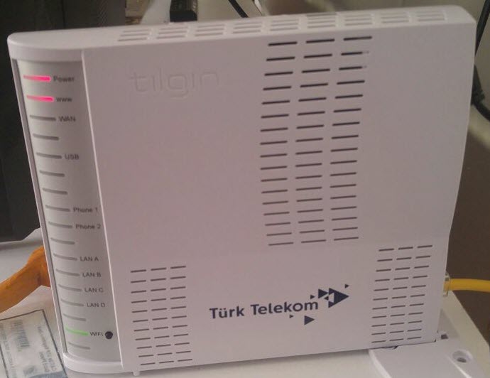 Bilgisayar kullanmak hektar bizim  Türk Telekom'un Verdiği Fiber Modem: TILGIN HG2331 | DonanımHaber Forum