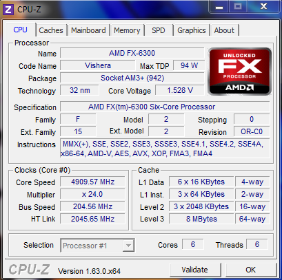  FX 8320 4.60 GHZ - FULL STABİL