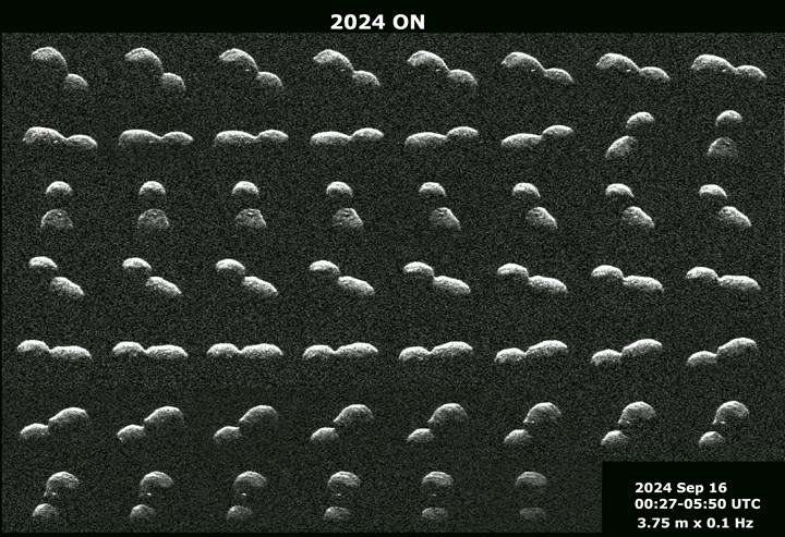 Dünya’nın yakınından bir “fıstık” geçti: Garip şekilli 2024 ON asteroidi