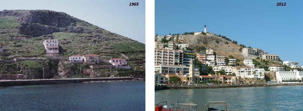  Aynı mekan, farklı zamanlar. Kuşadası 1965 ve 2012