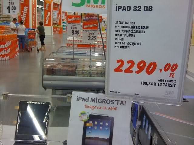  17 Temmuz'da 5M Migros 3G ipad Satısına Başıyormus ....