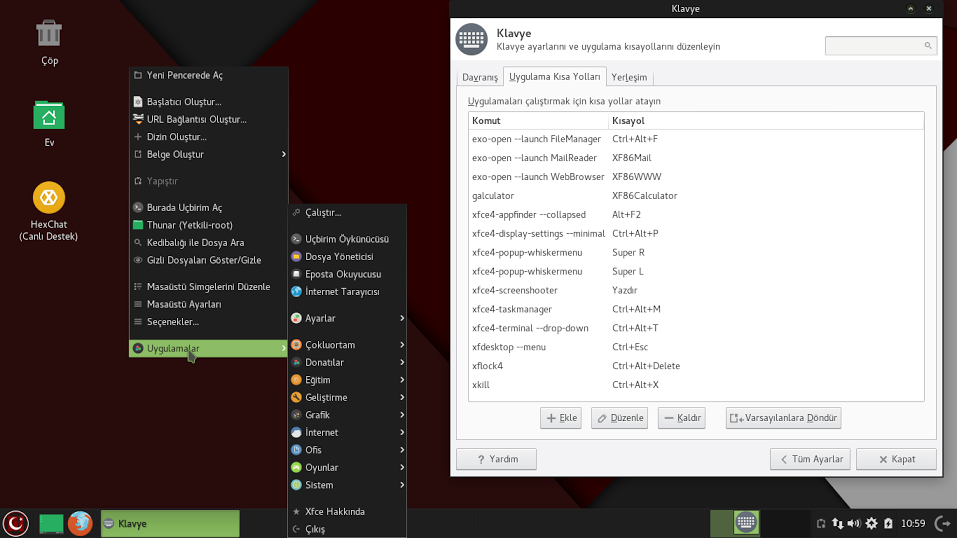  Manjaro Xfce RedWhite (Kırmızı Beyaz) 2016.01 Kararlı Sürüm Hazır