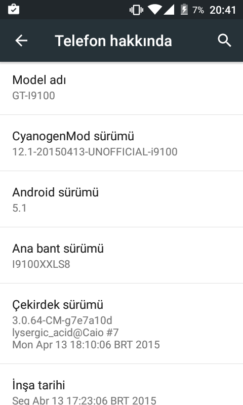  Telefon Ana Ekranınız -SS lerle destekleyin-