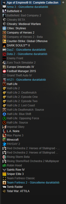  Steam Hesabı Satılık (Toplam 45 Oyun) + Origin (BF3 + BF4 Premium)