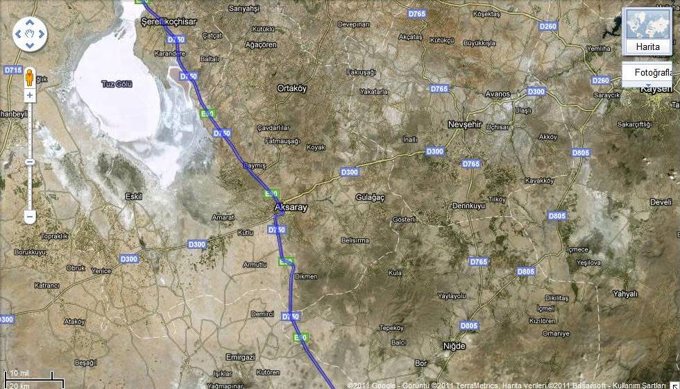  Eskişehir-Antakya Güzergahı Öneriler ve Uyarılarınız? Google maps SS'li