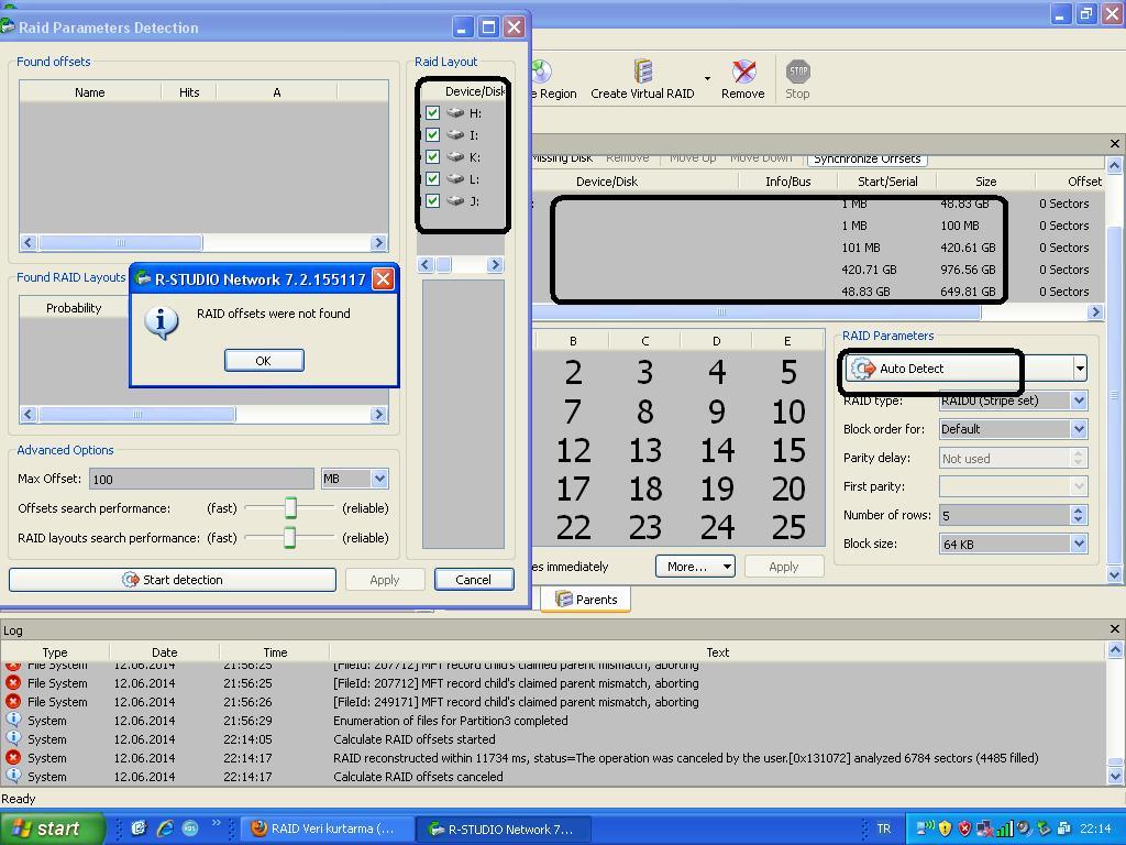  RAID  Veri kurtarma (RESİMLİ ANLATIM) R-STUDIO incelemesi