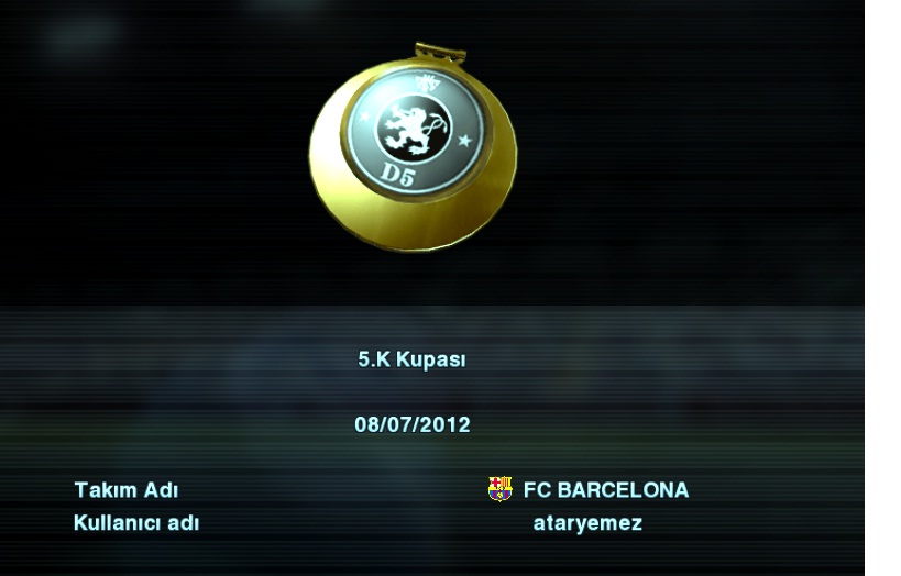  [PC] PES 2012 ONLINE MASTER LIG ANA KONU