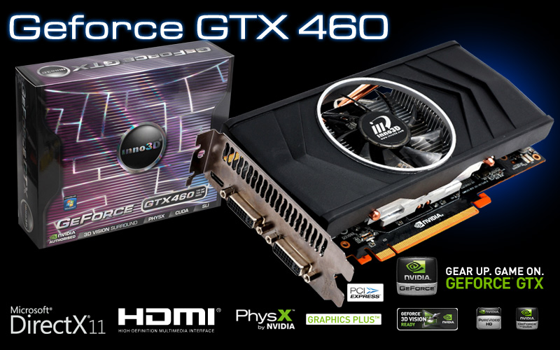  Inno3D GeForce 1 GB GTX460--335 TL