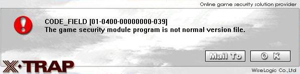  CODE_FIELD [01-0400-00000000-039] Hatası...