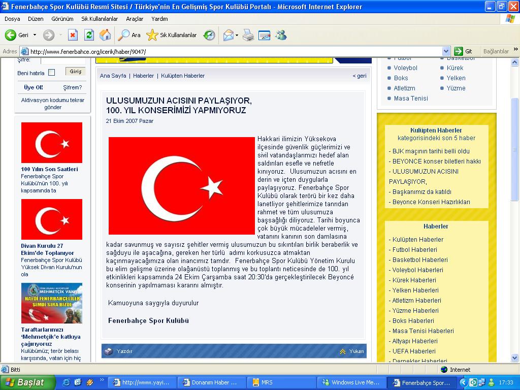  Fenerbahçe Anasayfası (Duygudolu)