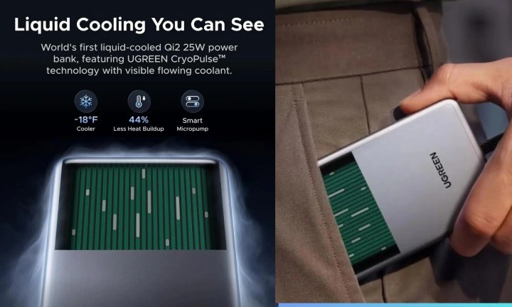 Ugreen, dünyanın ilk sıvı soğutmalı MagSafe powerbankini tanıttı