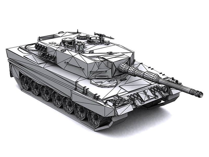 Leopard 2a7 чертеж