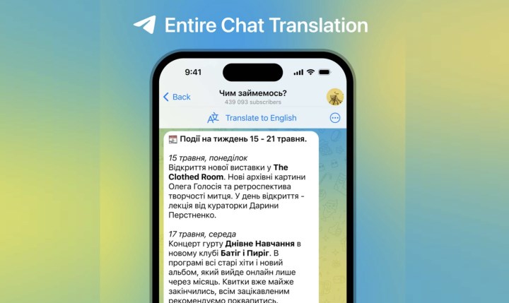 Telegram, sohbet çeviri özelliğini Premium kullanıcılara sundu