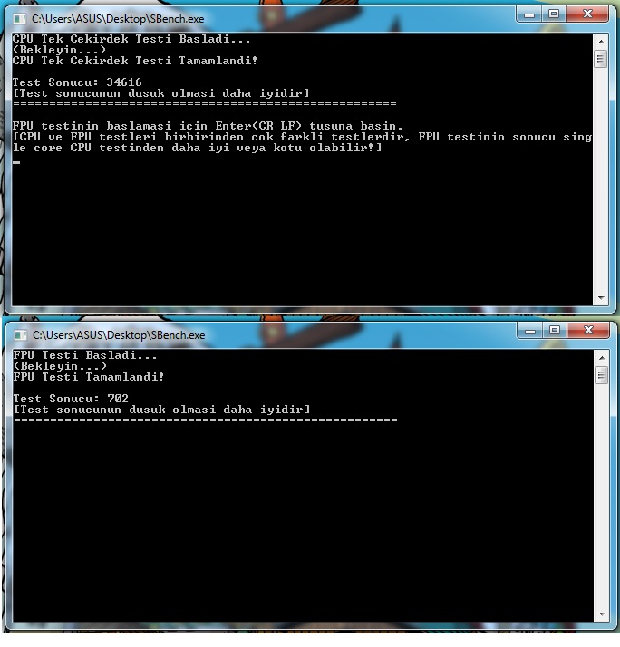  İşlemci FPU ve Tek Çekirdek CPU Performans Testi (Siz De Test Edin) [Güncel]