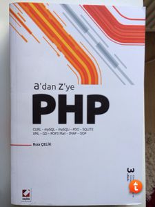  A'dan Z'ye PHP Kitabı Çok Uygun Fiyata