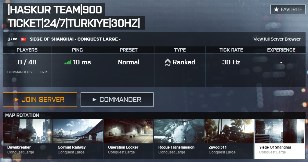  BATTLEFIELD 4 TÜRK SUNUCUMUZ HAYIRLI OLSUN HERKESİ BEKLERİZ|Team Speak 3|