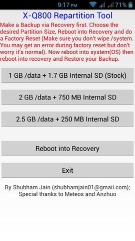  General Mobile Discovery 4gb Partition Düzenleme