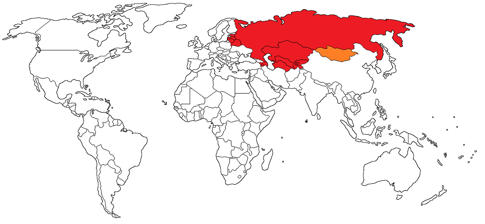 Карта мира 2030 года