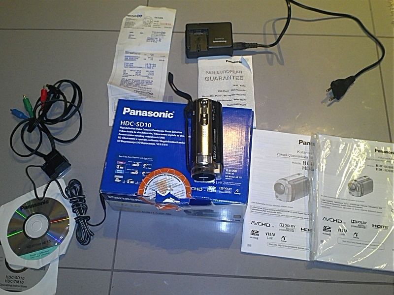  Satılık Uygun Fiyata Temiz Garantili Panasonic SD10 Full HD Video Kamera(400TL)