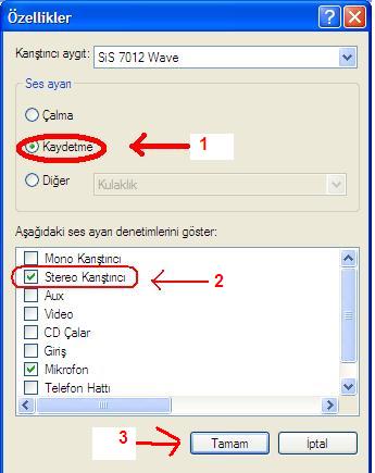  Camfrog Paltalk MSN vb. Sesli iletişim programlarında MP3 dinletmek