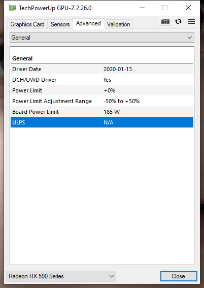 sapphire rx580 nitro+ max power limiti %20 mi