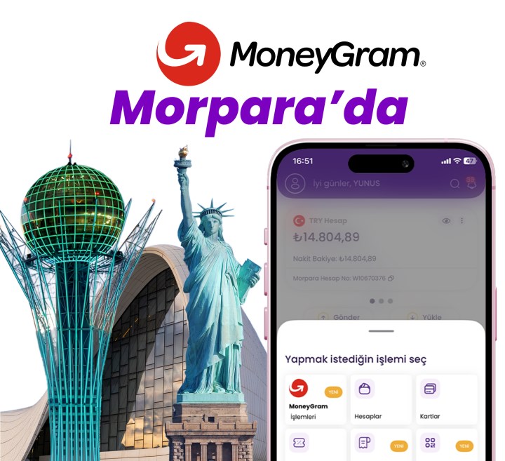 MoneyGram ile uluslararası para transferi artık Morpara’da! Lansmana özel 200 TL nakit iade