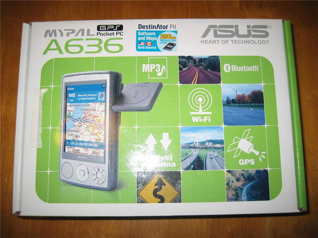  ASUS MyPal A636N GPS- Wi- Fi- WM6- ARAÇ KİTİ FULL