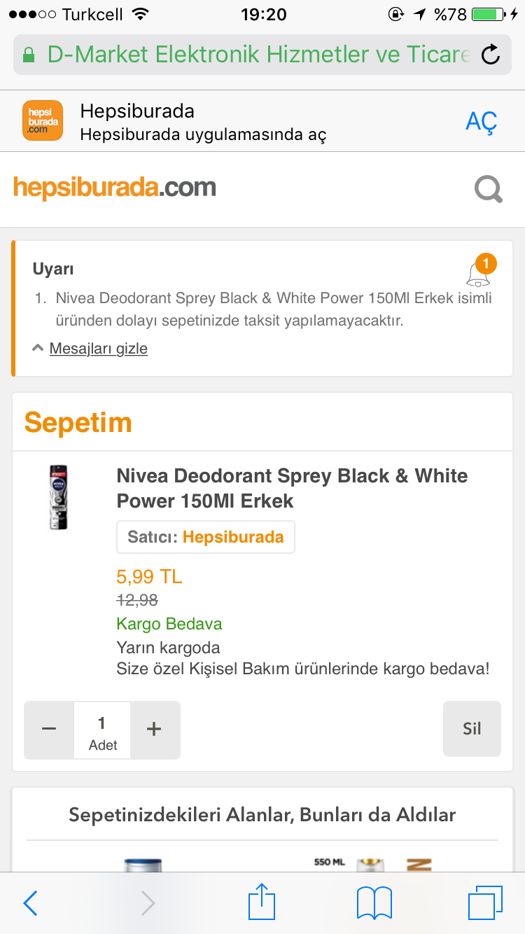 Nivea Deodorant Sprey Black & White Power 150Ml Erkek (Bitti) 