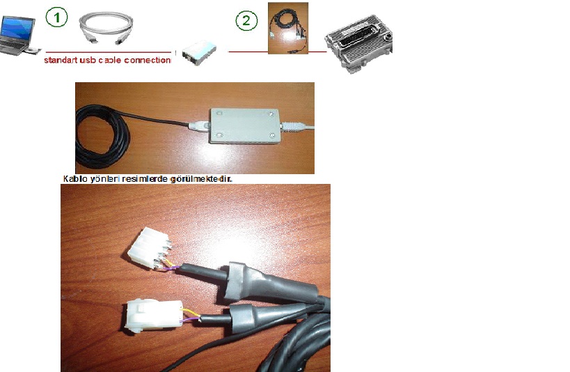  LPG Bağlantı Kablosu / LPG Ayar Kablosu / LPG Interface