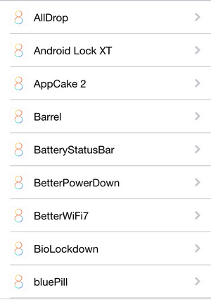  iOS 8.1 Jailbreak Çalışan Tweakler [ANA KONU] GÜNCEL!!