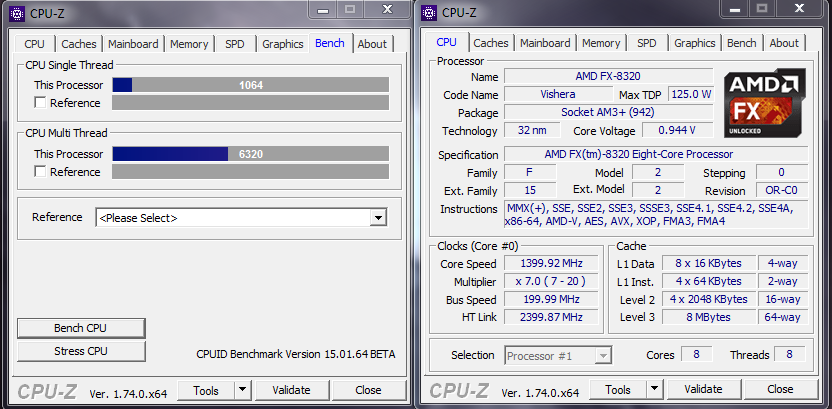 İşlemcilerin CPU-Z Benchmark Sıralamaları [ANA KONU]