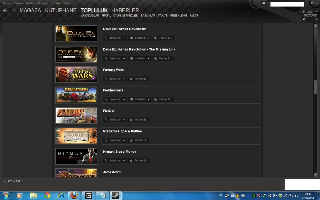  SATILIK STEAM HESABI