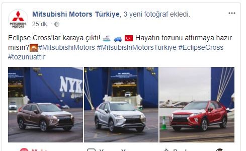 Eclipse Cross Türkiye'de !