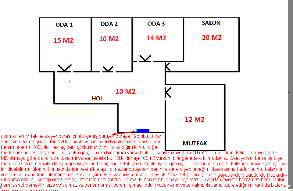  BÜYÜK ALANLARIN, KÜÇÜK BTU KLİMALARLA SERİNLETİLMESİNİ TARTIŞALIM.