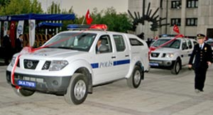  70.000 YTL veya üstü olan trafik polisi aracı