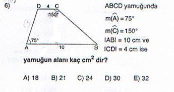  Geometri Soruları Çözümü Lazım Acill.