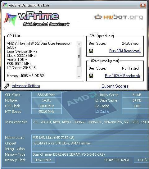  WPRIME süper bir CPU Benchmark.Haydi Kendine Güvenenler?( SIRALAMALI...)