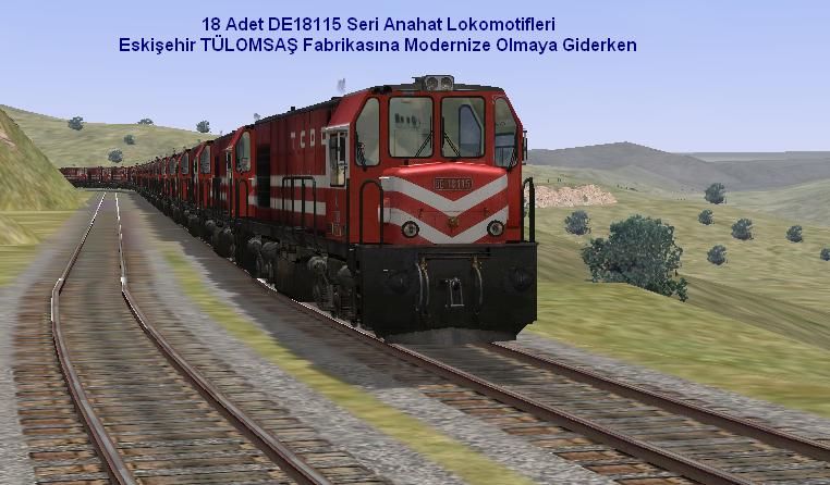  TCDD tren similatörü