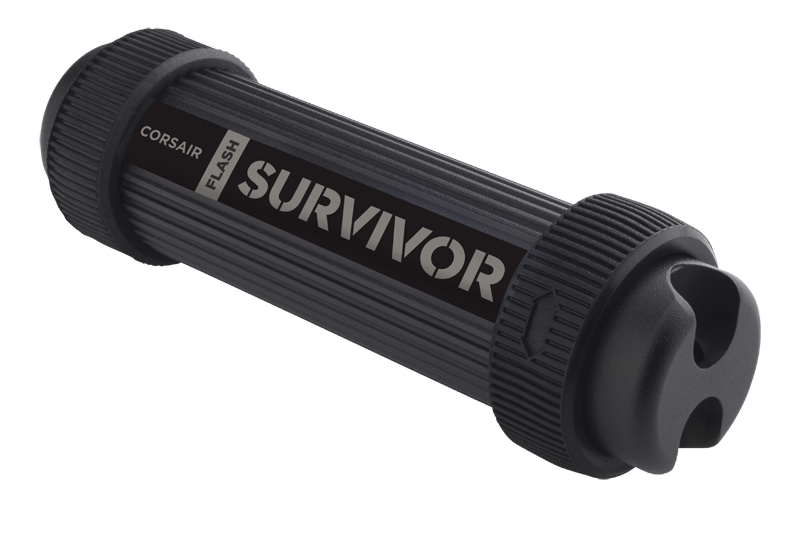  (SIFIR) Corsair 64GB Survivor® Stealth USB Flash Bellek 3.0/2.0