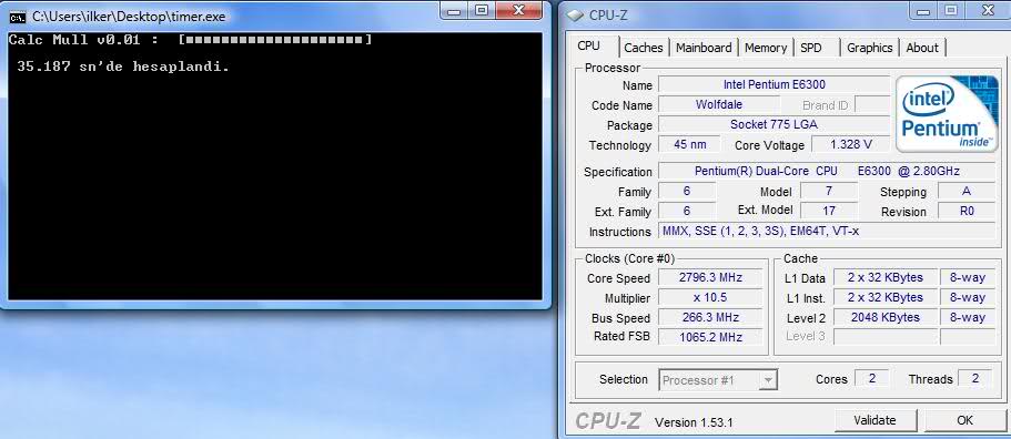 16 çekirdek destekli İşlemci Test Programı (v09a-1.@EczaNet-Xeon2689-14.971sn.)