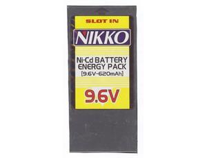  Nikko 9.6v 650mAh Slot-In Ni-Cd Battery Pack