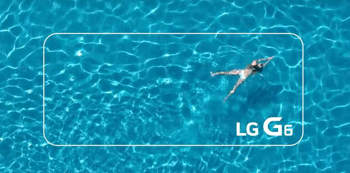 LG G6'nın suya ve toza dayanıklı olacağını gösteren tanıtım videoları yayınlandı